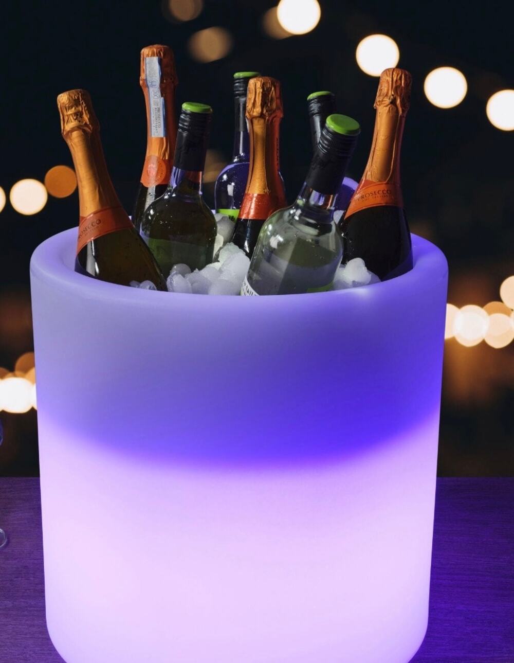 Towle Living Rechargeable LED 17-Quart Beverage Tub